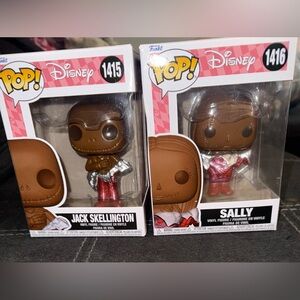 Funko Pop! Disney Vinyl Jack and Sally Figures - Valentine’s Day Themed